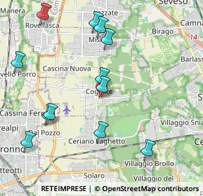 Mappa Vicolo S. Dalmazio, 20815 Cogliate MB, Italia (2.25083)