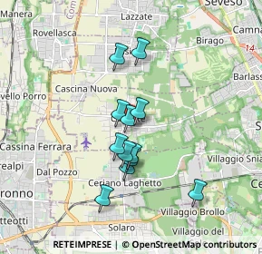 Mappa Vicolo S. Dalmazio, 20815 Cogliate MB, Italia (1.4)