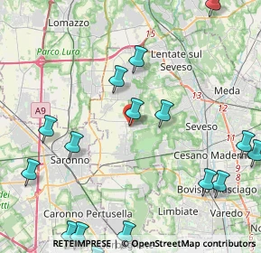 Mappa Vicolo S. Dalmazio, 20815 Cogliate MB, Italia (6.4255)