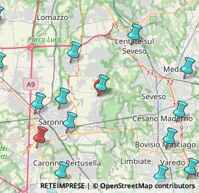 Mappa Vicolo S. Dalmazio, 20815 Cogliate MB, Italia (6.23375)