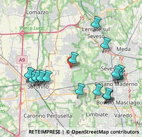 Mappa Vicolo S. Dalmazio, 20815 Cogliate MB, Italia (4.401)