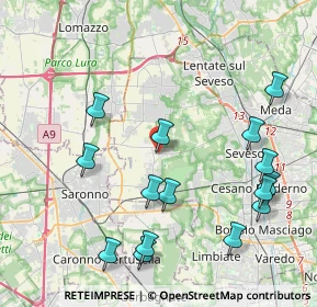 Mappa Vicolo S. Dalmazio, 20815 Cogliate MB, Italia (4.642)