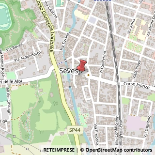 Mappa Via Madonna, 22, 20822 Seveso, Monza e Brianza (Lombardia)