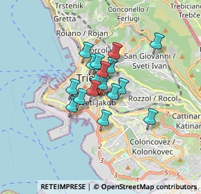 Mappa Via del Pozzo, 34137 Trieste TS, Italia (1.04)