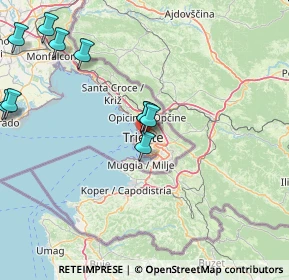 Mappa Via del Pozzo, 34137 Trieste TS, Italia (21.59667)