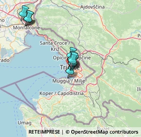 Mappa Via del Pozzo, 34137 Trieste TS, Italia (10.92286)