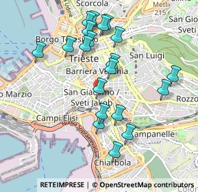 Mappa Via del Pozzo, 34137 Trieste TS, Italia (0.945)