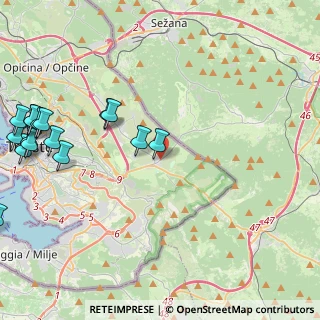 Mappa Via Igo Gruden, 34149 Trieste TS, Italia (5.92813)
