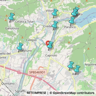 Mappa Via Piccioli, 25031 Capriolo BS, Italia (2.8)