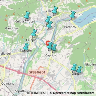 Mappa Via Piccioli, 25031 Capriolo BS, Italia (2.19636)