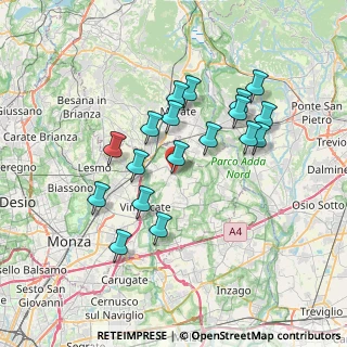 Mappa Via Falghe', 20886 Aicurzio MB, Italia (6.49667)