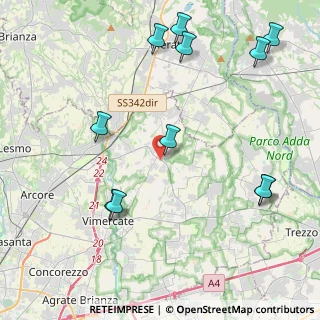 Mappa Via Falghe', 20886 Aicurzio MB, Italia (5.11273)