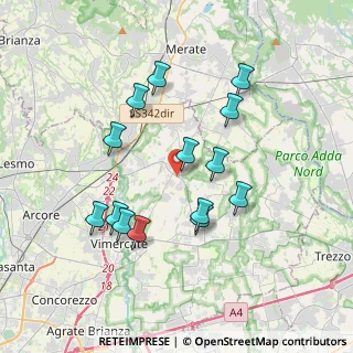 Mappa Via Falghe', 20886 Aicurzio MB, Italia (3.445)