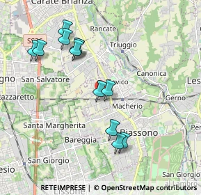 Mappa Via Luigi Galvani, 20845 Sovico MB, Italia (1.90083)