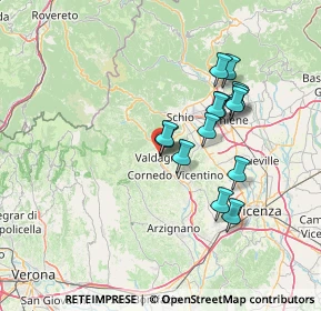 Mappa Via Giovanni Keplero, 36078 Valdagno VI, Italia (11.98714)