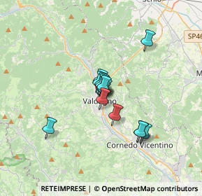 Mappa Via Giovanni Keplero, 36078 Valdagno VI, Italia (1.95)