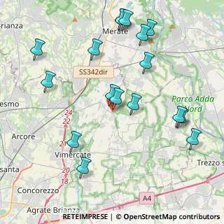 Mappa Via Dante Alighieri, 20886 Aicurzio MB, Italia (4.66471)