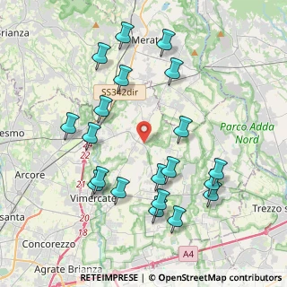 Mappa Via Dante Alighieri, 20886 Aicurzio MB, Italia (4.251)