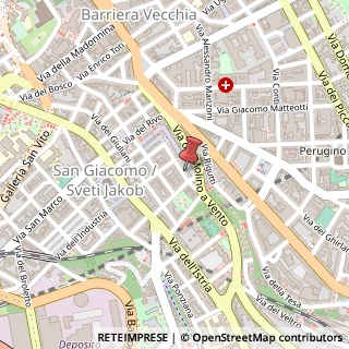 Mappa Via del Ponzanino, 18, 34137 Trieste, Trieste (Friuli-Venezia Giulia)