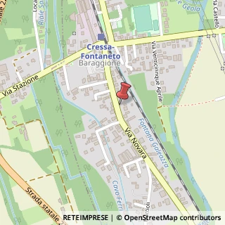 Mappa Via Novara, 19, 28012 Cressa, Novara (Piemonte)