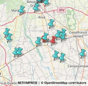 Mappa Via Antonio Pigafetta, 35013 Cittadella PD, Italia (9.2265)