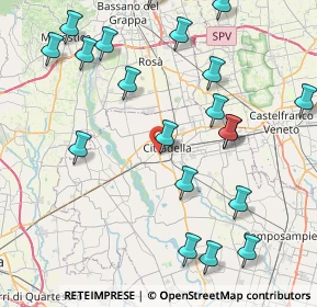 Mappa Via Antonio Pigafetta, 35013 Cittadella PD, Italia (9.787)