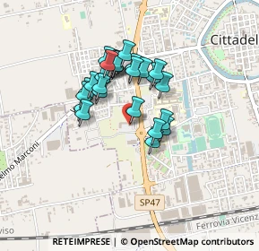 Mappa Via Antonio Pigafetta, 35013 Cittadella PD, Italia (0.32692)