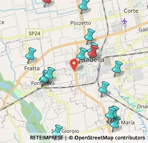 Mappa Via Antonio Pigafetta, 35013 Cittadella PD, Italia (2.7195)