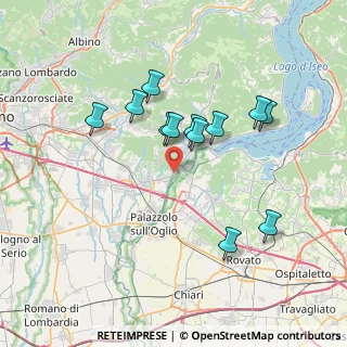 Mappa Via San Rocco, 24060 Castelli Calepio BG, Italia (6.50083)