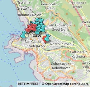 Mappa Via Gregorio Ananian, 34138 Trieste TS, Italia (1.29)