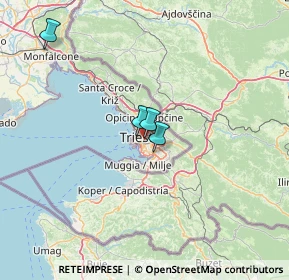 Mappa Via Gregorio Ananian, 34138 Trieste TS, Italia (45.14857)