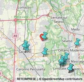 Mappa Via Trieste, 20815 Cogliate MB, Italia (5.28615)