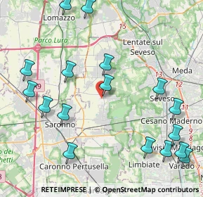 Mappa Via Trieste, 20815 Cogliate MB, Italia (5.20941)