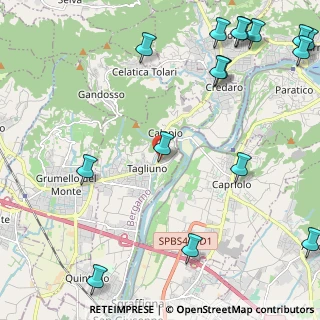 Mappa Via Roma, 24060 Castelli Calepio BG, Italia (3.22)