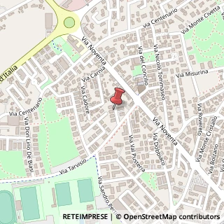 Mappa Via Falzarego, 30027 San Donà di Piave, Venezia (Veneto)