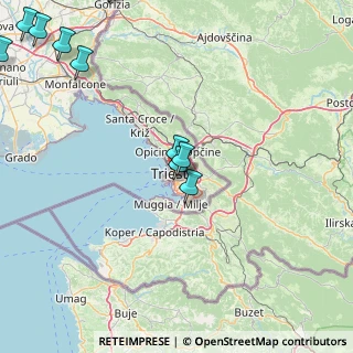 Mappa Via Donadoni Casimiro, 34141 Trieste TS, Italia (23.28091)