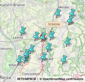 Mappa Via Gian Lorenzo Bernini, 20865 Usmate Velate MB, Italia (4.11)