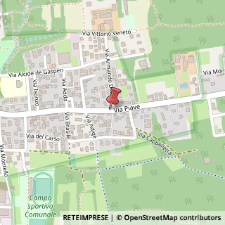 Mappa Via Piave, 31, 20020 Cogliate, Monza e Brianza (Lombardia)