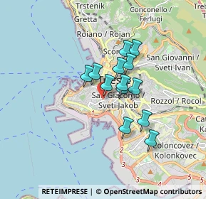 Mappa Via dei Navali, 34144 Trieste TS, Italia (1.19077)