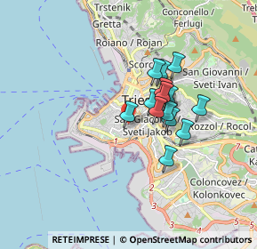 Mappa Via dei Navali, 34144 Trieste TS, Italia (1.22429)