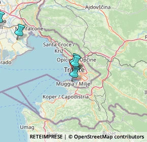 Mappa Via dei Navali, 34144 Trieste TS, Italia (27.86636)
