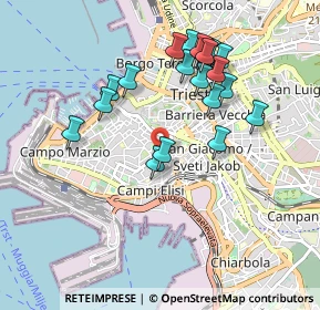 Mappa Via dei Navali, 34144 Trieste TS, Italia (0.903)