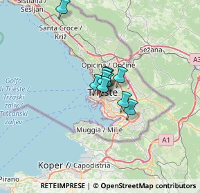 Mappa Via dei Navali, 34144 Trieste TS, Italia (2.95545)
