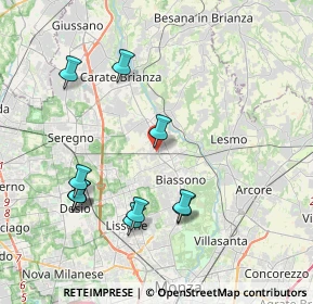 Mappa Via Alessandro Manzoni, 20845 Sovico MB, Italia (4.12545)