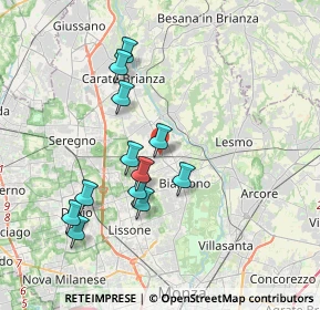 Mappa Via Alessandro Manzoni, 20845 Sovico MB, Italia (3.42583)