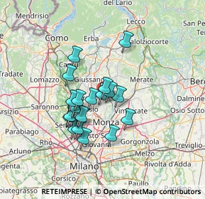 Mappa Via Alessandro Manzoni, 20845 Sovico MB, Italia (10.4175)