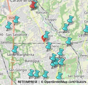 Mappa Via Alessandro Manzoni, 20845 Sovico MB, Italia (2.586)