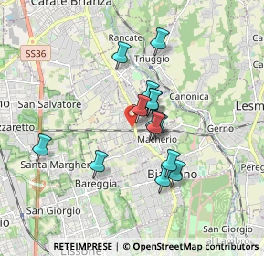 Mappa Via Alessandro Manzoni, 20845 Sovico MB, Italia (1.33143)