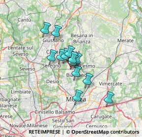 Mappa Via Alessandro Manzoni, 20845 Sovico MB, Italia (4.33231)