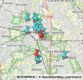 Mappa Via Domenico Cimarosa, 20831 Seregno MB, Italia (1.49)
